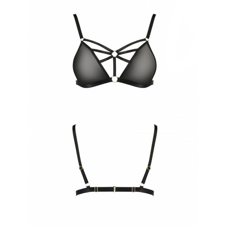 Бюстгальтер-стрепи Passion Exclusive MEGGY BRA L/XL, black фото 5