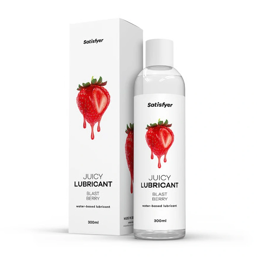Лубрикант на водной основе Satisfyer Juicy Lubricant Blast Berry water based 300 мл фото 2