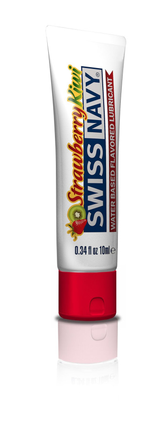 Лубрикант на водній основі Swiss Navy Strawberry Kiwi 10 мл фото 1