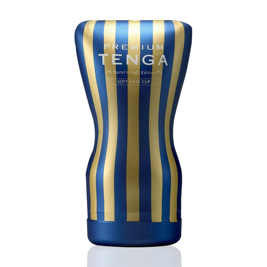Мастурбатор Tenga Premium Soft Case Cup (м’яка подушечка), стискається фото 1