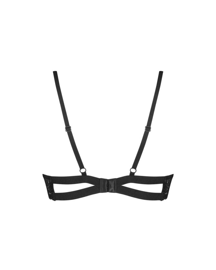 Бюстгальтер Obsessive Nutris bra, XL/2XL, кружево, мягкие чашки, косточки под грудью фото 4