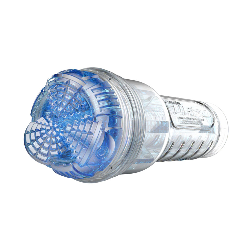 Мастурбатор Fleshlight Turbo Core Blue Ice, оральний секс (глибоке горло) фото 2