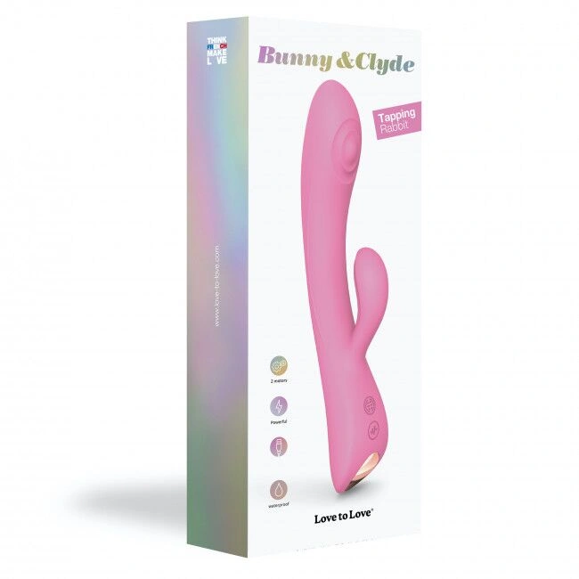 Вибратор-кролик с точечным массажем точки G - Love To Love Bunny&Clyde - Pink Passion фото 5