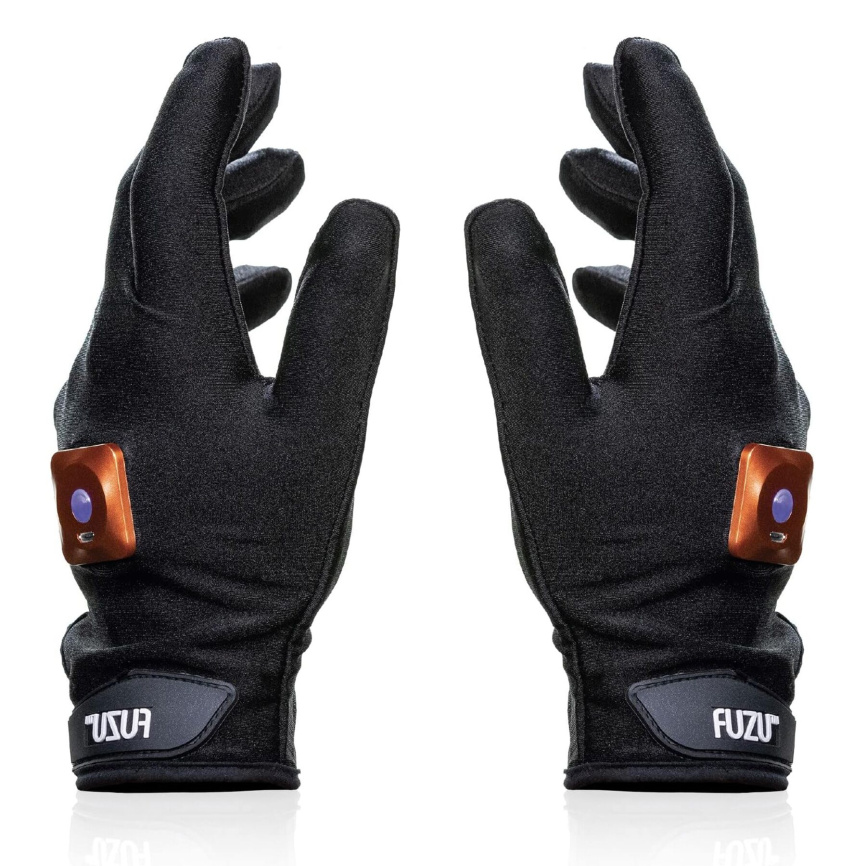 Віброрукавички (пара) FUZU Gloves Vibrating Massage Two Hands, 11 режимів фото 1