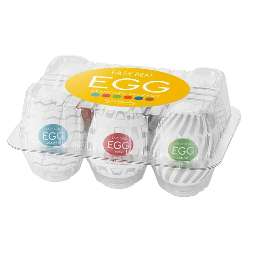 Набор мастурбаторов-яиц Tenga Egg New Standard Pack (6 яиц) фото 1