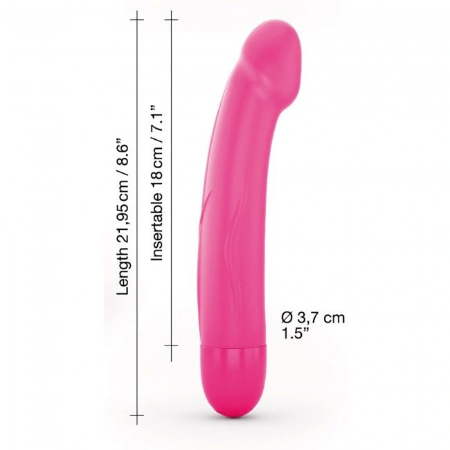 Вибратор Dorcel Real Vibration M Magenta 2.0, диам 3,7см, перезаряжаемый, для точки G фото 4
