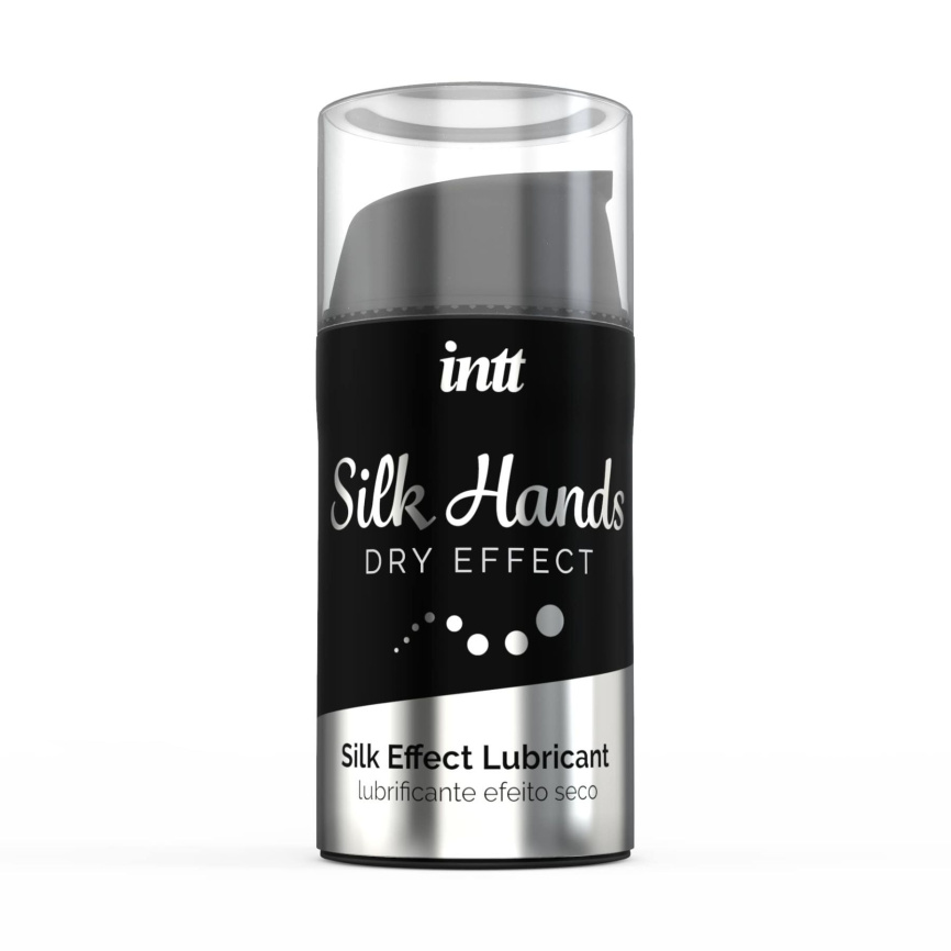 Ультрагуста силіконова змазка Intt Silk Hands (15 мл) з матовим ефектом, шовковистий ефект фото 2