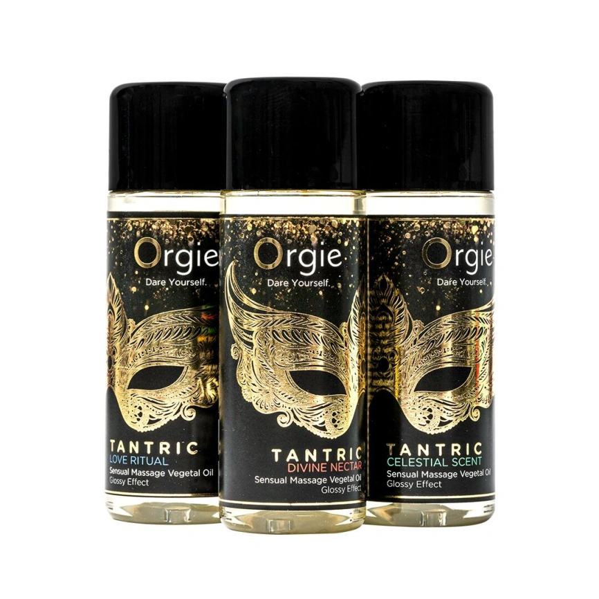 Набор масел для тантрического массажа Orgie – Tantric Mini Size Collection (3х30 мл), увлажнение фото 4