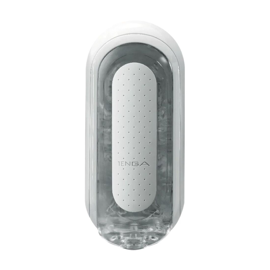 Мастурбатор Tenga Flip Zero White, змінна інтенсивність стимуляції, розкладний фото 1