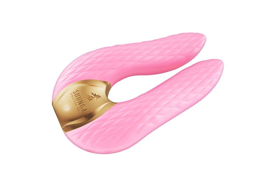 Вибратор для клитора Shunga Aiko Light Pink, гибкие кончики фото 2