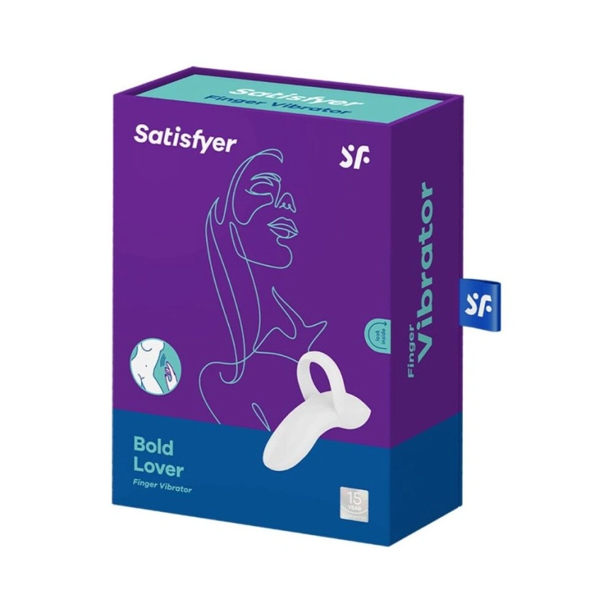 Вибратор на палец Satisfyer Bold Lover White, гибкий фото 4