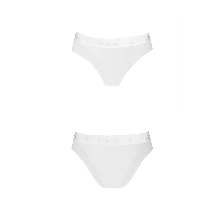 Трусики с прозрачной вставкой Passion PS002 PANTIES M, white фото 9