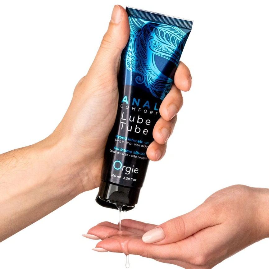 Анальная смазка Orgie Lube Tube Anal Comfort, 100 мл, водная основа, имитация силикона фото 2