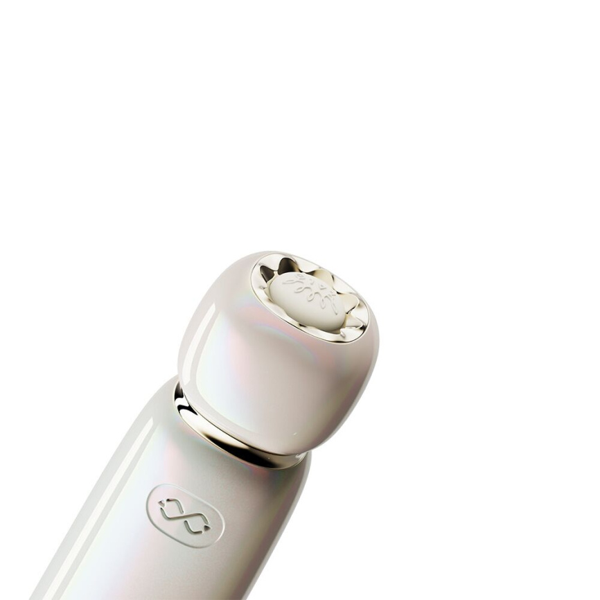 Вакуумний кліторальний стимулятор Zalo Lia Floral White, 3 насадки, 3 режими, різна інтенсивність фото 8