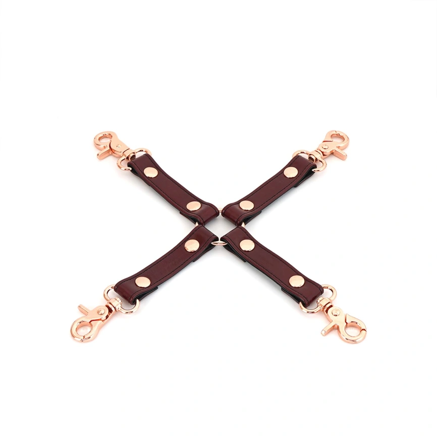 Кожаная крестовина Liebe Seele Wine Red Hogtie фото 1