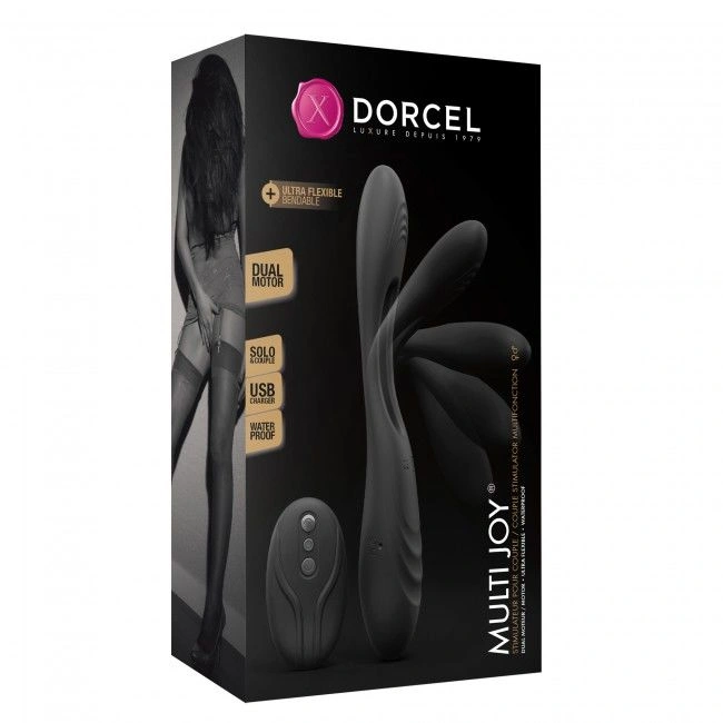 Вибратор для пар Dorcel MULTI JOY с пультом ДУ фото 7