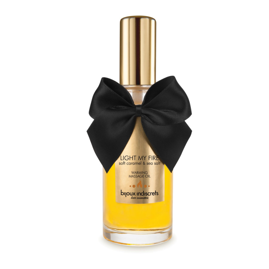 Розігрівальна олія Bijoux Indiscrets Light my Fire – Caramel&Sea salt фото 2