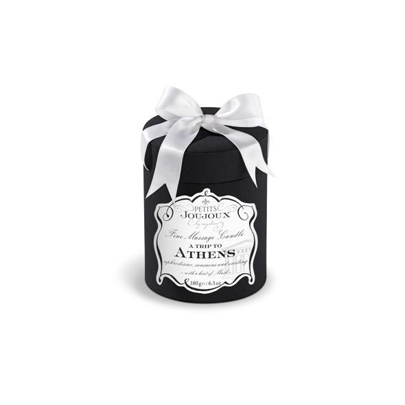 Масажна свічка Petits Joujoux - Athens - Musk and Patchouli (190 г) розкішна упаковка фото 2