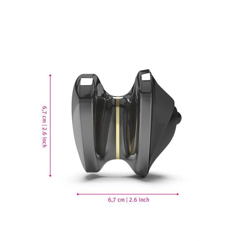 Вибратор для клитора с электростимуляцией Mystim Heart´s Desire Black Edition фото 6