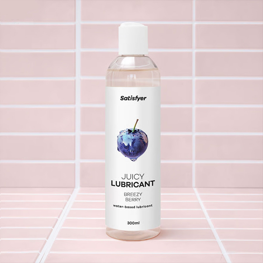 Лубрикант на водній основі Satisfyer Juicy Lubricant Breezy Berry water based 300 мл фото 9