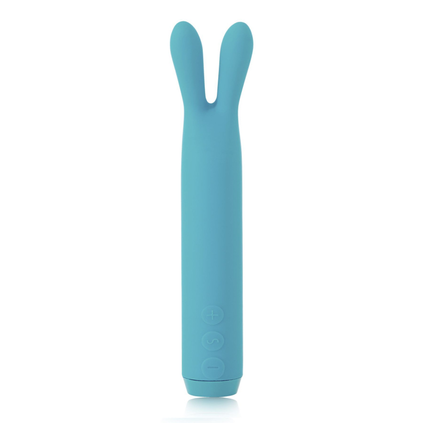 Вібратор з вушками Je Joue - Rabbit Bullet Vibrator Teal, глибока вібрація фото 1