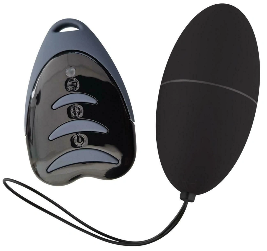 Виброяйцо Alive Magic Egg 3.0 Black с пультом ДУ, на батарейках фото 1