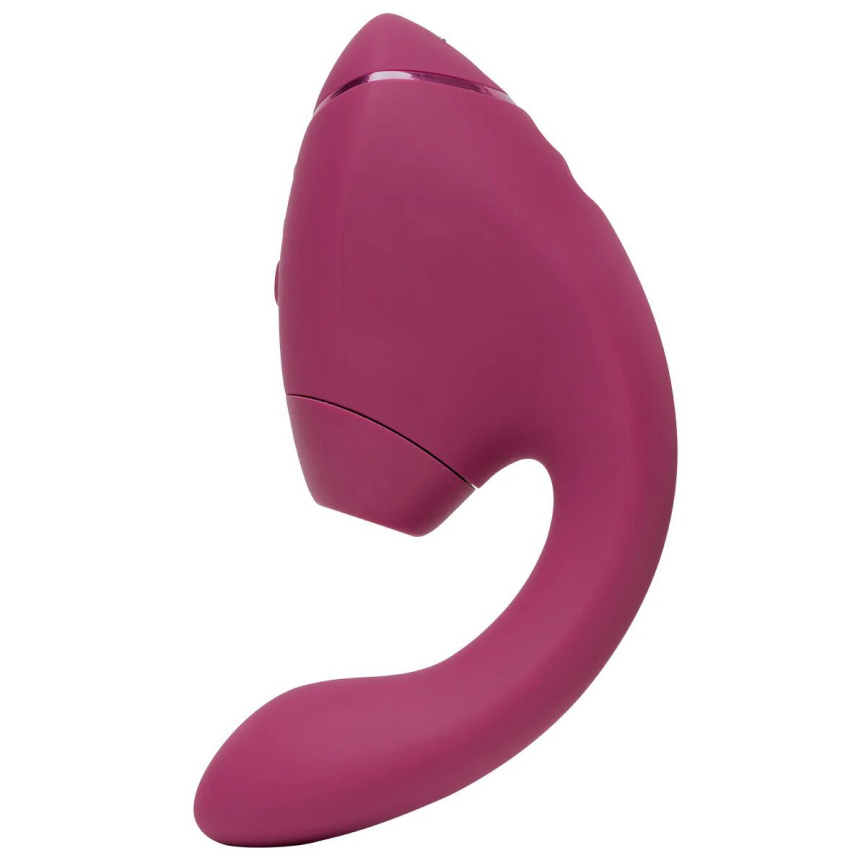 Подвійний вакуумний кліторальний стимулятор з вібрацією Womanizer Next Duo - Dusky Pink фото 3