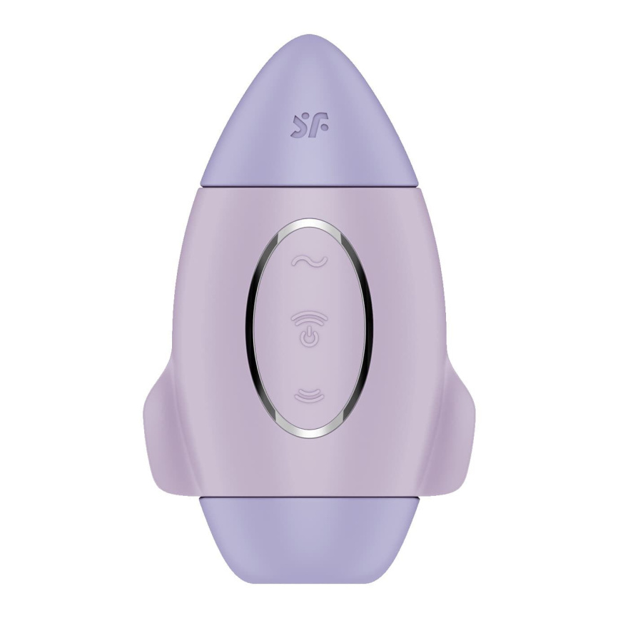 Вакуумний стимулятор з вібрацією Satisfyer Mission Control Violet, 2 незалежні мотори фото 2