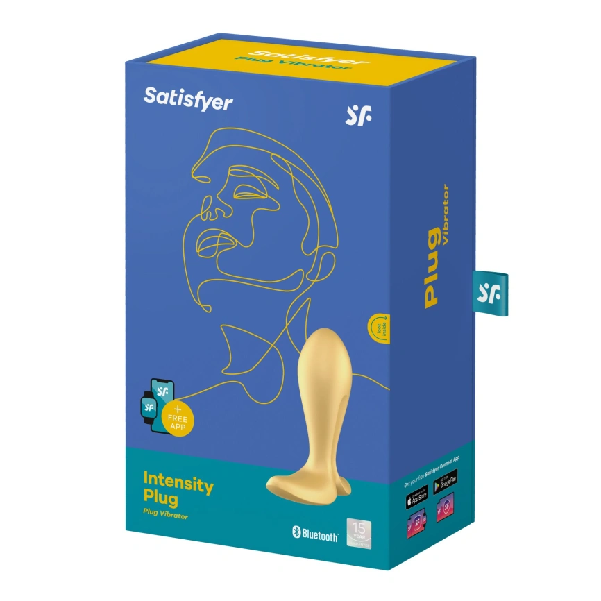 Анальная смарт-пробка с вибрацией Satisfyer Intensity Plug Gold фото 7