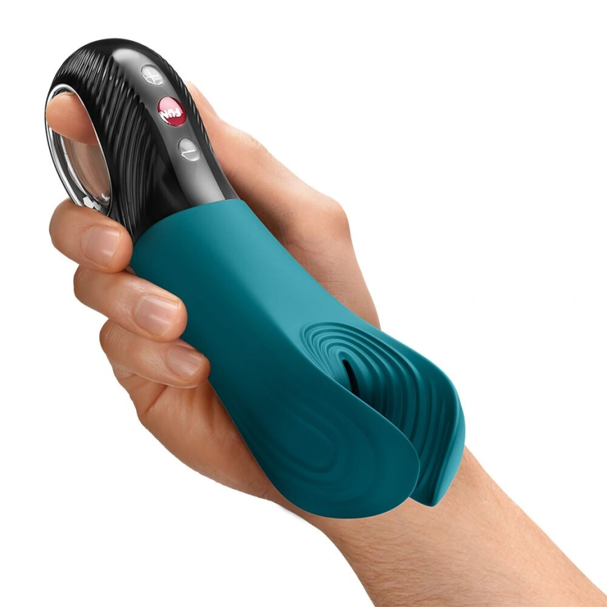 Вибратор для пениса Fun Factory MANTA Bottle Green, подходит для парных игр фото 8
