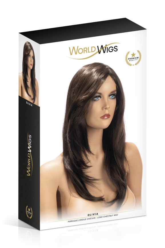 Перука World Wigs OLIVIA LONG CHESTNUT фото 2