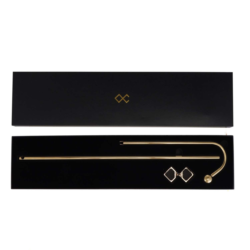 Анальний гак LOCKINK Golden Adjustable Anal Hook Set фото 4