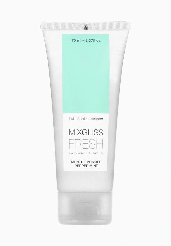 Лубрикант на водной основе MixGliss FRESH Pepper mint (70 мл) перечная мята фото 1