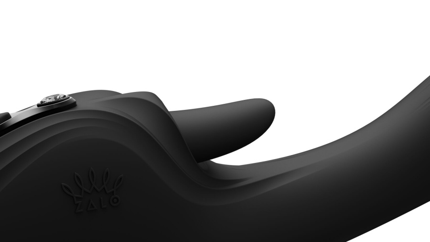 Смарт-вібратор Zalo Ares Obsidian Black, підігрів, 3 мотори, язичок для клітора, стимуляція точки G фото 12