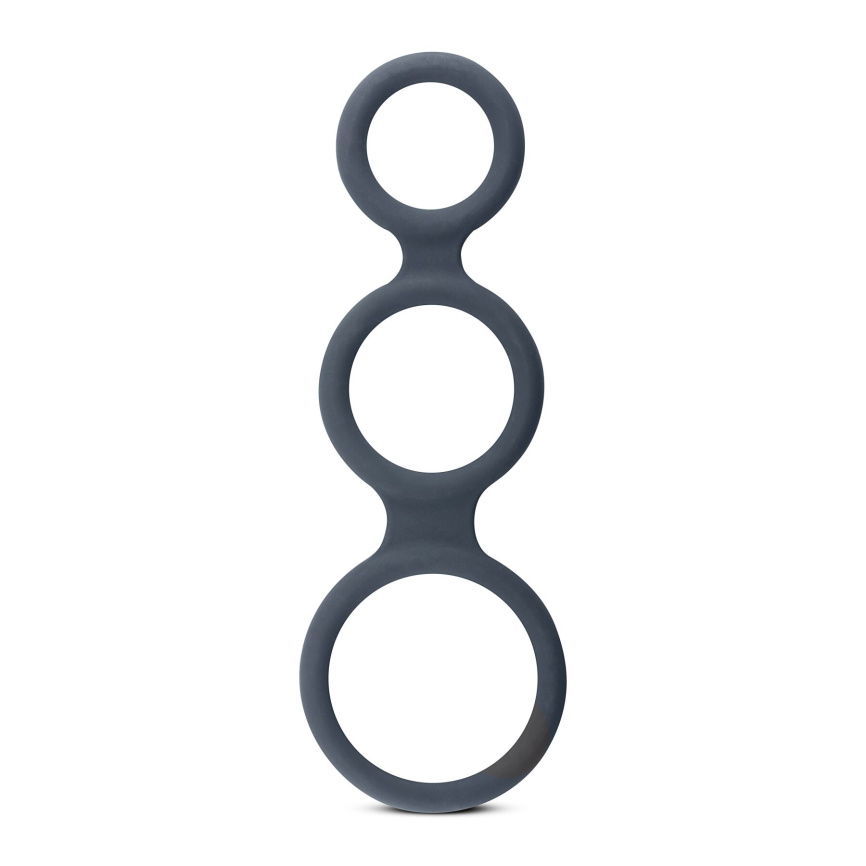 Потрійне ерекційне кільце Boners Triple Ring, діаметр 2,6; 3,3 та 3,8 см фото 1