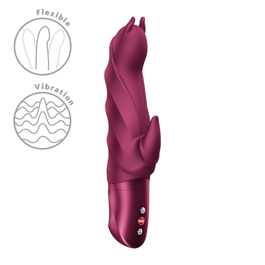 Вібратор Fun Factory Darling Devil Wine Red фото 1
