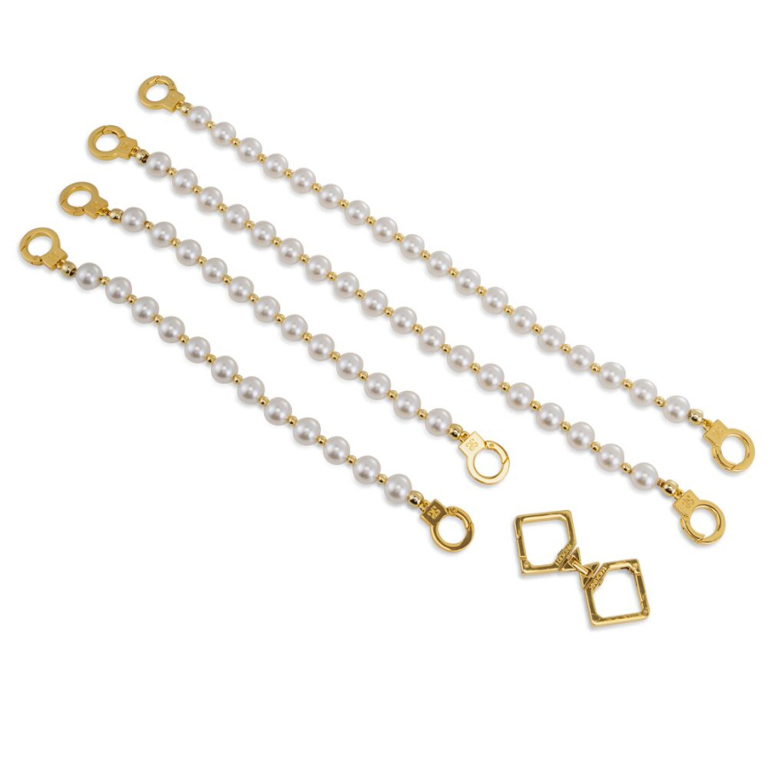 Перлинні наручники та поножі LOCKINK Pearl Handcuffs & Anklecuffs фото 6