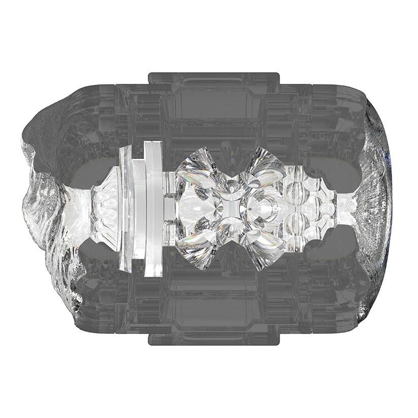 Двусторонний мастурбатор Fleshlight Quickshot Stoya, компактный, сквозной, со слепка вульвы и ануса порнозвезды фото 4
