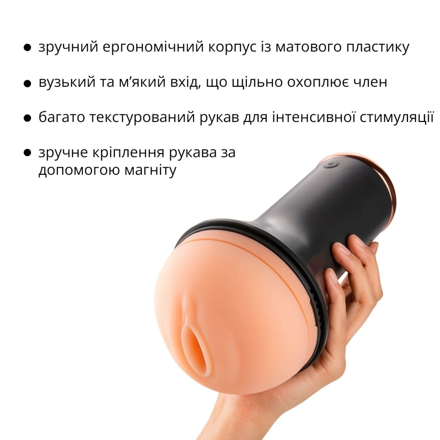 Мастурбатор Otouch INSCUP 1, 7 режимов вибрации, подогрев, вход-вагина, внутренний 4D-канал фото 17