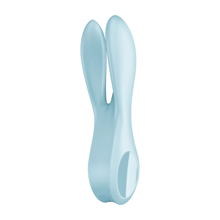 Клиторальный вибратор Satisfyer Threesome 1 Light Blue с тремя гибкими пальчиками фото 5