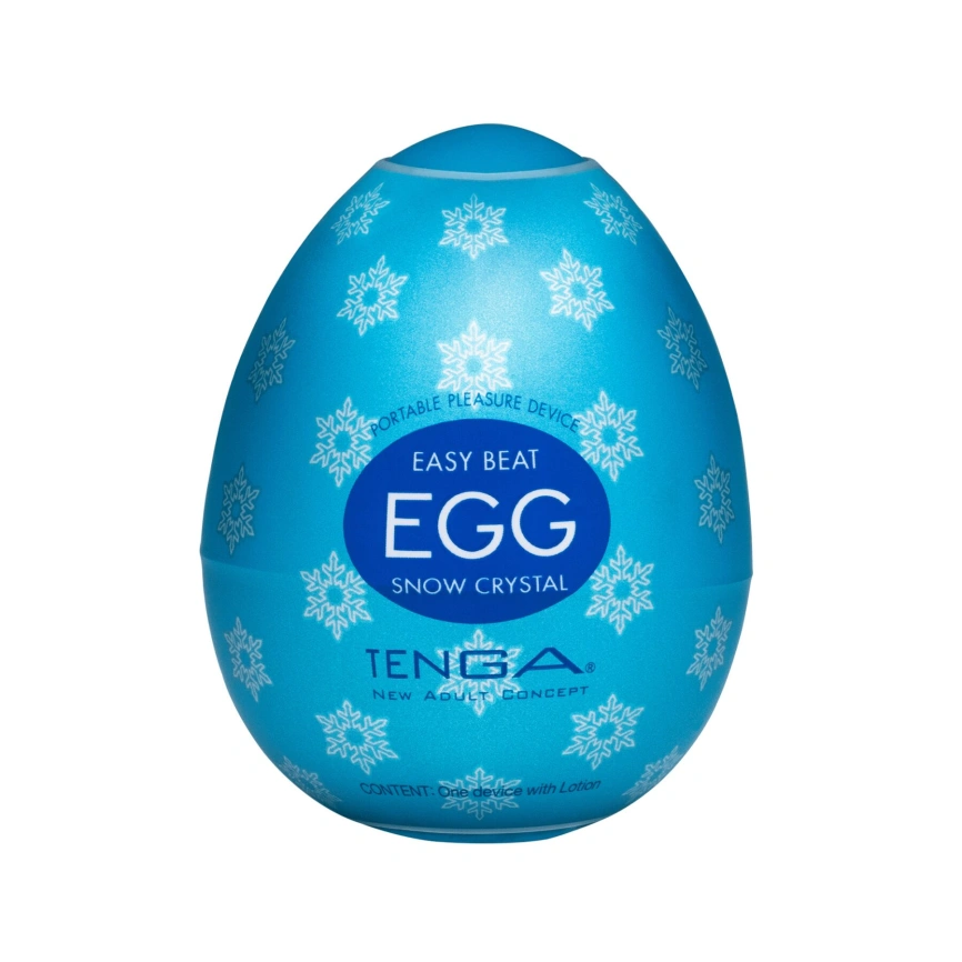 Мастурбатор-яйцо Tenga Egg Snow Crystal с охлаждающим лубрикантом фото 1