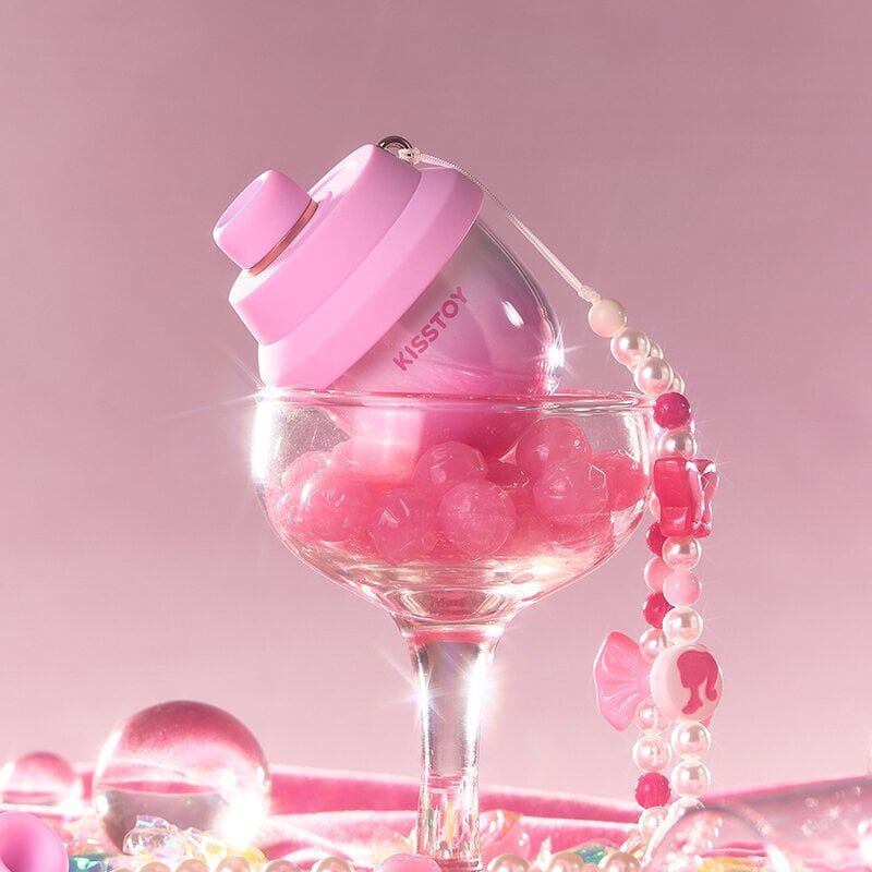 Вакуумний стимулятор-брелок KISSTOY Kiss Pods, 5 рівнів інтенсивності + Turbo-режим, 2 насадки фото 5
