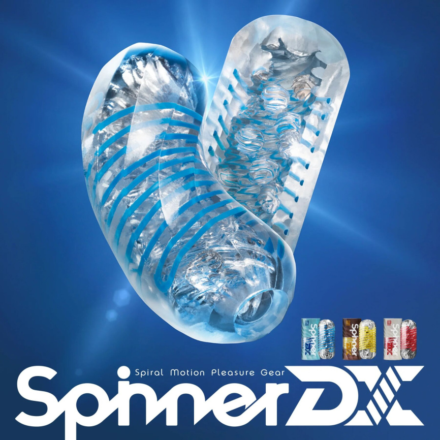 Мастурбатор Tenga Spinner DX 01 Drops, з пружною стимулювальною спіраллю всередині, ніжний вплив фото 6