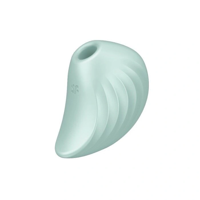 Вакуумный клиторальный стимулятор с вибрацией Satisfyer Pearl Diver Mint фото 1
