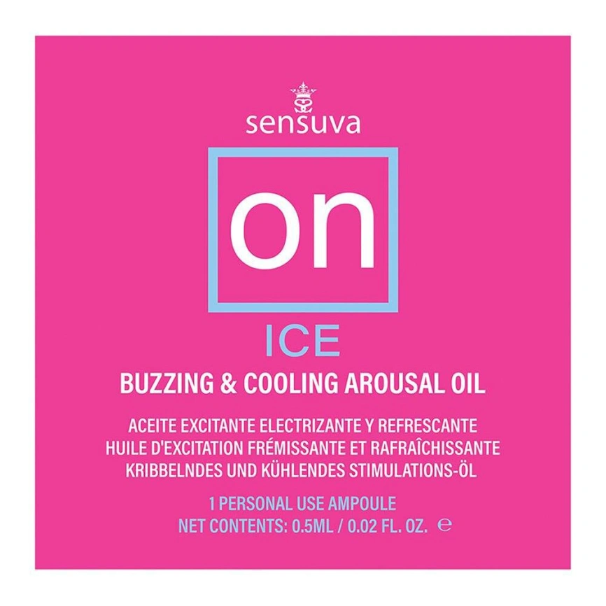 Пробник возбуждающего масла Sensuva – ON Arousal Oil for Her Ice (0,3 мл) фото 2