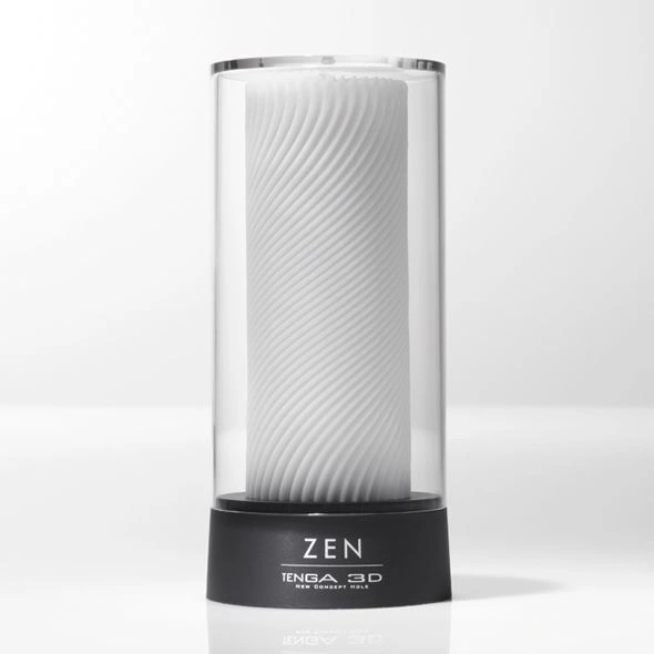 Мастурбатор Tenga 3D Zen, очень нежный, из антибактериального эластомера с серебром фото 1