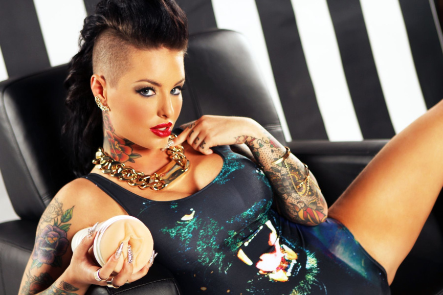Мастурбатор Fleshlight Girls: Christy Mack - Attack, зі зліпка вагіни, дуже ніжний фото 2