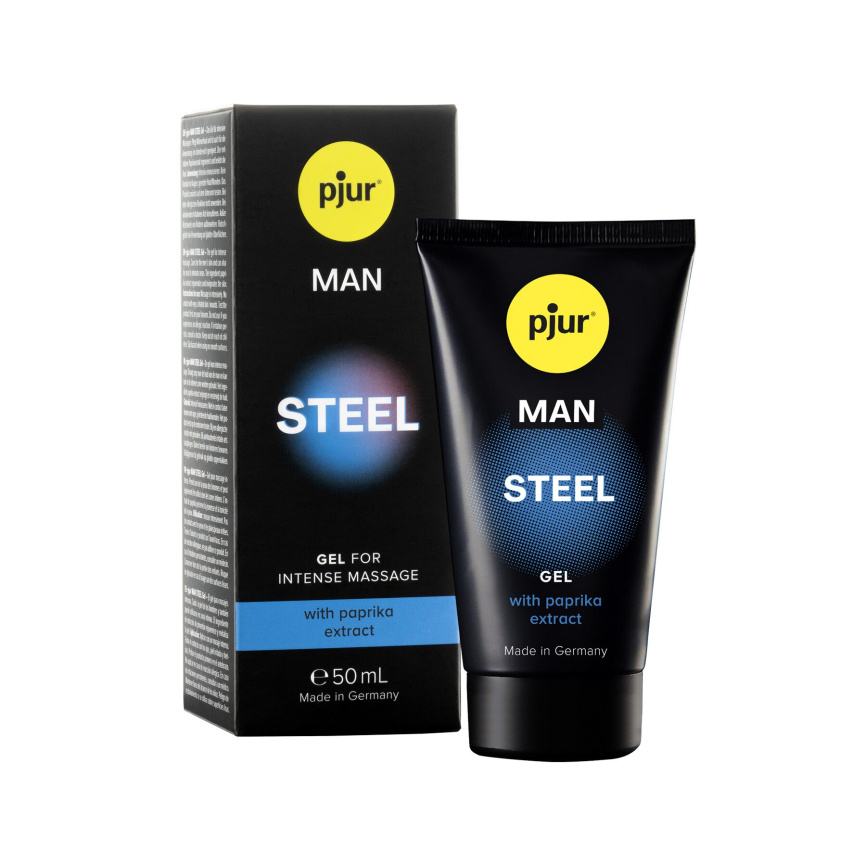 Гель-стимулятор для пеніса pjur MAN Steel Gel 50 мл, з екстрактом паприки та ментолом фото 7