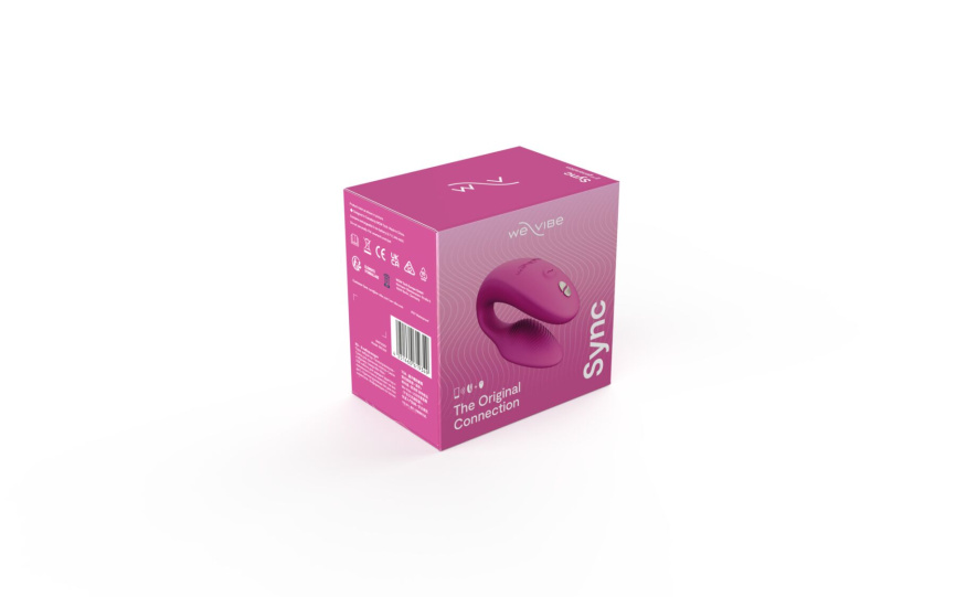Смарт-вібратор для пар We-Vibe Sync 2 Rose, 10 віброрежимів, пульт ДК фото 9