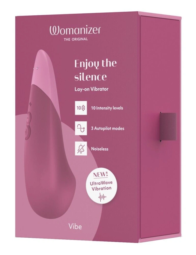 Мини-вибратор Womanizer Vibe Dusky Pink, 3 авторежима + 10 уровней интенсивности фото 9